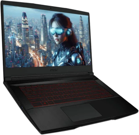LAPTOP MSI THIN GF63 15.6″/CI7-12650H/16GB RAM/512GB SSD/RTX 4060/WINDOWS 11/COLOR NEGRO/THINGF6312436-B