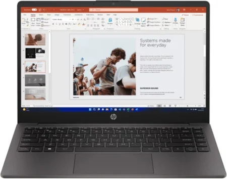 LAPTOP HP 245 G10 14″/AMD RYZEN 5-7530U/16GB RAM/512GB SSD/HDMI/USB-C/USB-A/WINDOWS 11 HOME/COLOR PLATA/G10R516-ROW