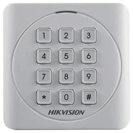 Lector De Tarjetas Prox Em Y Contraseñas Hikvision Ds-K1801Ek Exterior IP65/Wiegand/Compatible Con Cualquier Panel/ Pequeño Y Estetico