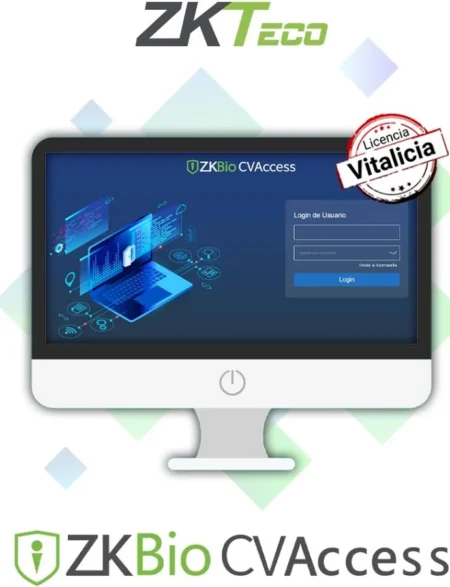 Licencia Del Software Biocvaccess Zkteco Zkcva-Free 15 Puertas/6 Puntos De Asistencia/16 Camaras IP/2,000 Usuarios/200 Departamentos/1 App Administrador/50 Apps Empleados
