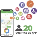 Licencia De Control De Acceso Zkteco Biotimeapp20 Para Realizar Checadas De Asistencia Desde Smartphone Con Envio De Fotografia/Ubicacion Gps/Compatible Con Biotimepro/20 Usuarios