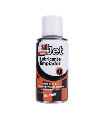 LIMPIADOR LUBRICANTE EN AEROSOL DIELECTRICO SILIMEX SILIJET-E-PLUS PROTEGE MECANISMOS/CIRCUITOS/SENSORES/VENTILADORES/170ML