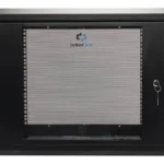Gabinete De Pared De 9U Linkedpro Sr1909Lh3G Con Puerta De Cristal Templado/455Mm De Profundidad/Rack De 19''/Acero Reforzado/Color Negro.