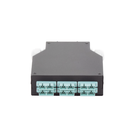 Distribuidor De Fibra Optica Linkedpro Para Riel Din/6 Acopladores Sc/Upc/Multimodo Con Charola De Empalme/Lp-Rdscumm