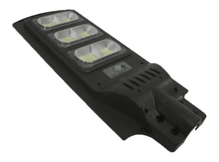 Luminaria Con Panel Solar Jwj Jalp-Sol01-120 Sensor De Movimiento/120W/Luz 6500K/625X240Mm/Angulo De Luz 120°