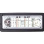 Luz Auxiliar Ultra Brillante X13 De 4 Leds Epcom X13-B Color Azul, Con Mica Transparente