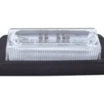 Luz Auxiliar Ultra Brillante X13 De 4 Leds Epcom X13-B Color Azul, Con Mica Transparente