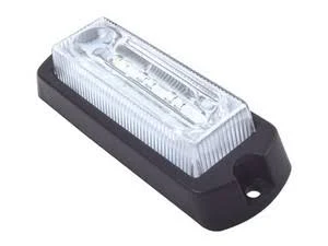 Luz Auxiliar Ultra Brillante X13 De 4 Leds Epcom X13-W Color Claro, Con Mica Transparente