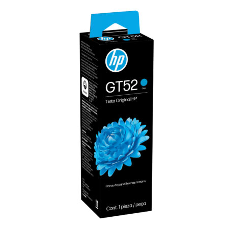 Bote Tinta HP Gt52 Cyan 70Ml 8.000 Pags HP Smart Tank