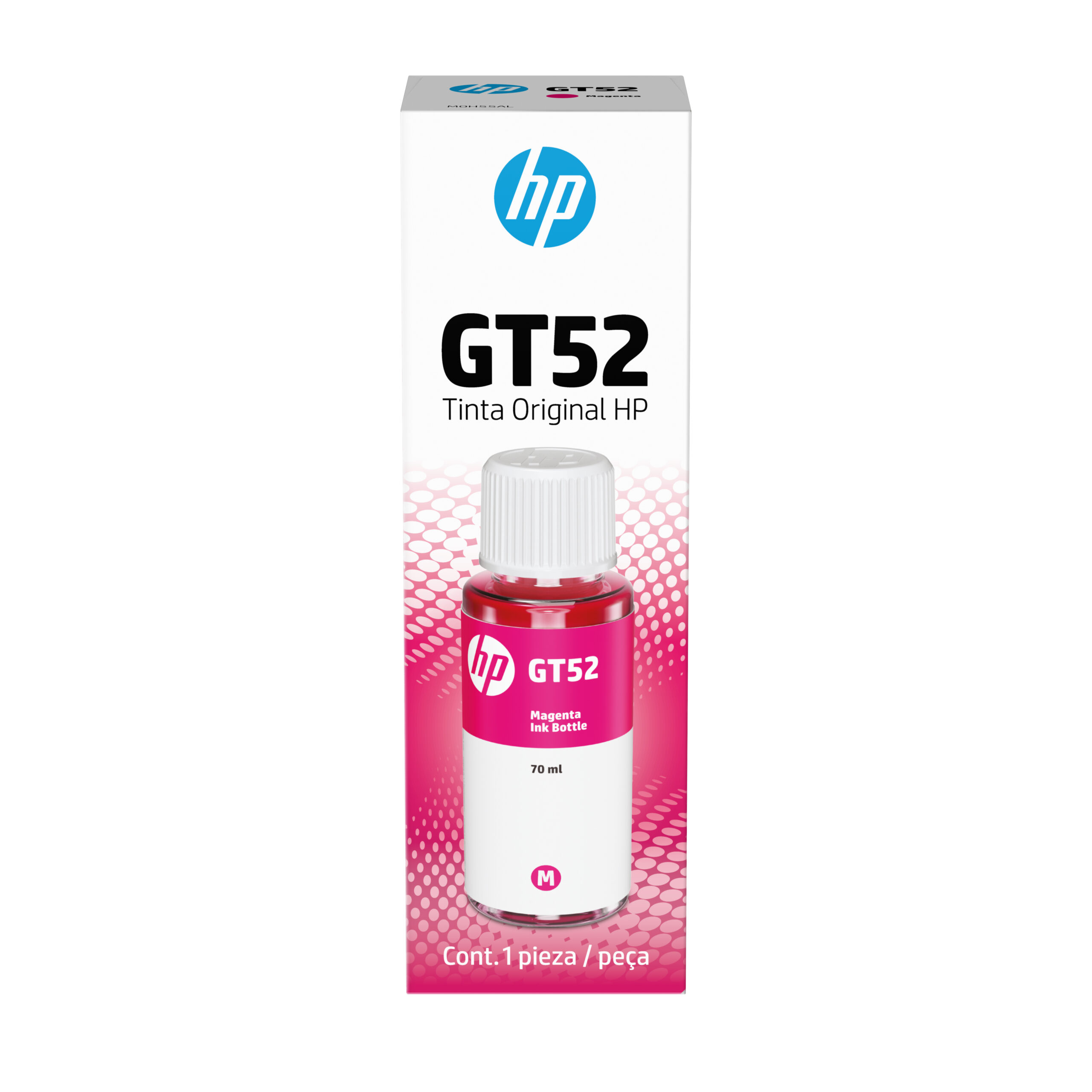 BOTE TINTA HP GT52 MAGENTA 70ML 8.000 PAGS HP SMART TANK