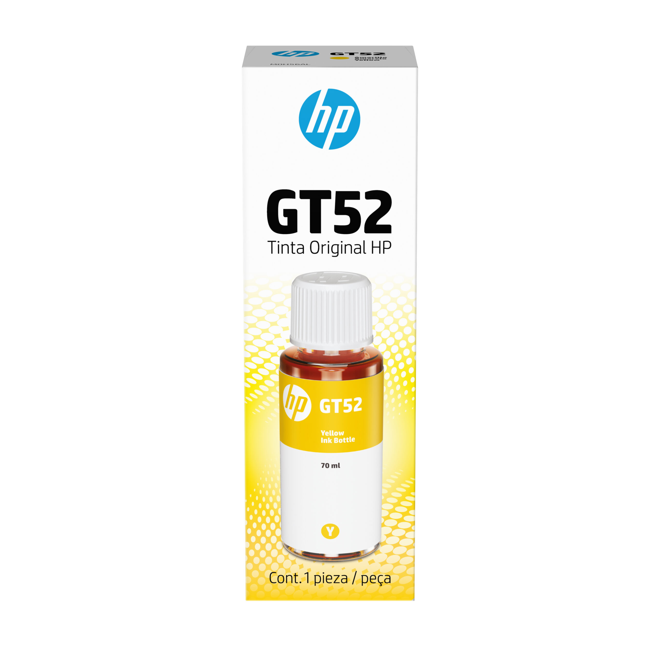 BOTETINTA HP GT52 AMARILLA 70ML 8.000 PAGS HP SMART TANK