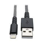 Cable USB/Lightning Tripp-Lite M100-003-HD - USB A, Lightning, Macho/Macho, 0, 91 M, Negro