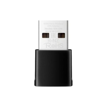 Adaptador De Red Nano USB Mercusys Ma12N Wireless AC (Wi-Fi 4)/Hasta 300Mbps