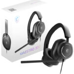 Diadema Audifono C/Microfono Gamer Alambrico MSI Maestro 300/1.5 M/USB-C/20-40000Hz/Color Negro