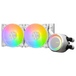 Enfriamiento Liquido MSI Mag Coreliquid E240 White Argb/2X120Mm/Hasta 3000Rpm/Lga 1700,1851,Am5/Color Blanco