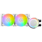 Enfriamiento Liquido MSI Mag Coreliquid E240 White Argb/2X120Mm/Hasta 3000Rpm/Lga 1700,1851,Am5/Color Blanco