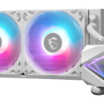 Enfriamiento Liquido MSI Mag Coreliquid I240 White Argb Gen2/2X120Mm/Hasta 2100Rpm/Lga 1700,1851,Am5/Color Blanco