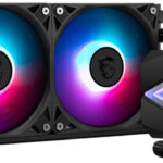 Enfriamiento Liquido MSI Mag Coreliquid I240 Argb Gen2/2X120Mm/Hasta 2100Rpm/Lga 1700,1851,Am5/Color Negro