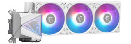 Enfriamiento Liquido MSI Mag Coreliquid I360 White Argb Gen2/3X120Mm/Hasta 2200Rpm/Lga 1700,1851,Am5/Color Blanco
