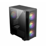 Gabinete MSI Mag Forge M100A Black/Mid Tower/4X Ventiladores/Sin Fuente