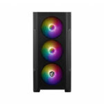 Gabinete MSI Mag Forge M100A Black/Mid Tower/4X Ventiladores/Sin Fuente