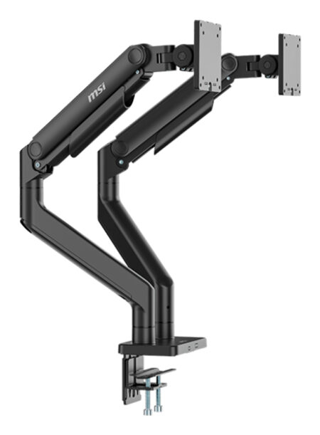 Soporte Para Monitor 17-45″ MSI Mag Mt201D Doble, Hasta 20Kg, Negro Mate