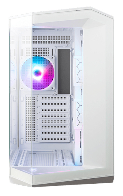 Gabinete MSI Mag Pano 100R Pz White/Mid Tower/Ventana Cristal Templado/ATX/4 Ventiladores Instalados Argb/Color Blanco/ATX/Micro-ATX/Mini-Itx