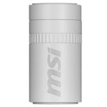 Gabinete MSI Mag Pano M100R Pz White Micro-Tower, Con Ventana, Sin Fuente, USB 3.2, 4 Ventiladores Argb Instlados, Blanco, Micro-ATX