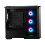 Gabinete MSI Mag Pano M100R Pz/Micro-Tower/Ventana/Sin Fuente/4 Ventiladores Argb Instlados/Color Negro/Micro-ATX/Itx