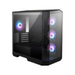 Gabinete MSI Mag Pano M100R Pz/Micro-Tower/Ventana/Sin Fuente/4 Ventiladores Argb Instlados/Color Negro/Micro-ATX/Itx