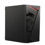 GABINETE MSI MAG SHIELD M301/MIDI TOWER/MICRO ATX/1 VENTILADOR/CRISTAL TEMPLADO/SIN FUENTE/NEGRO