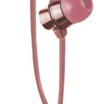 Audífonos In Ear Mobifree Metalic - Rosa, Alámbrico, 1.2 M