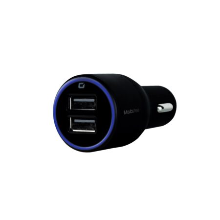 Cargador Mobifree Cargador De Coche 2 Puertos USB , Negro, Auto, Corriente Alterna, USB, 2