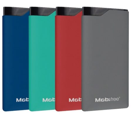 Cargador Portátil Mobifree Power Bank 10000 mAh, Gris, Varios, 1