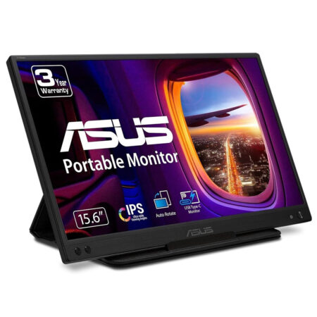 MONITOR ASUS MB166C 15.6″ FHD 1920 X 1080, 60HZ/5MS/IPS/USB-C/EYE CAR