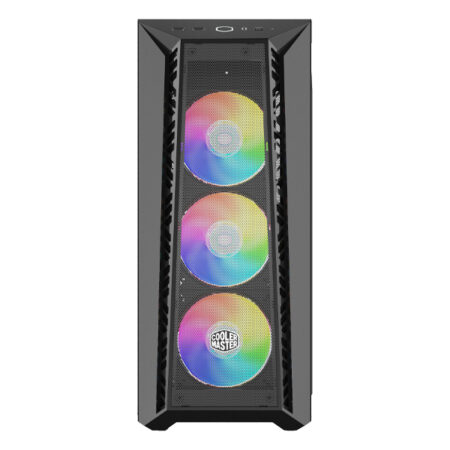 Gabinete Cooler Master Mb520-Kgnn-S00 C/Ventana/Argb/ATX/Midi-Tower/USB 3.2/Sin Fuente/Con 3 Ventiladores/Negro