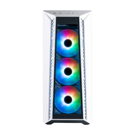 Gabinete Cooler Master Mb520-Wgnn-S01 Masterbox Mb520 Argb Con Ventana – Panel Frontal De Vidrio Templado, Tres Ventiladores Cf120 Argb Incluidos
