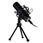 Microfono Game Factor Mcg700, USB, LED Profesional, Color Negro