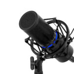 Microfono Game Factor Mcg700, USB, LED Profesional, Color Negro