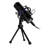 Microfono Game Factor Mcg700, USB, LED Profesional, Color Negro
