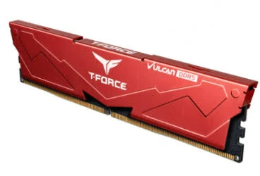 Memoria DDR5 16Gb 5200Mhz Teamgroup T-Force Vulcan Flbd516G5200Hc40C01, Color Negro, Non-ECC, Cl40, Xmp