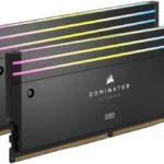 Memoria DDR5 64Gb 6600Mhz Corsair Dominator Platinum Cmp64Gx5M2X6600C32 2X32Gb, Negro, Cl32, Xmp