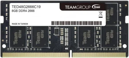 MEMORIA DDR4 8GB 2666MHZ TEAMGROUP ELITE PLUS TPRD48G2666HC1901, COLOR ROJO, PC4 21300 1.2 V, NON-ECC, CL19