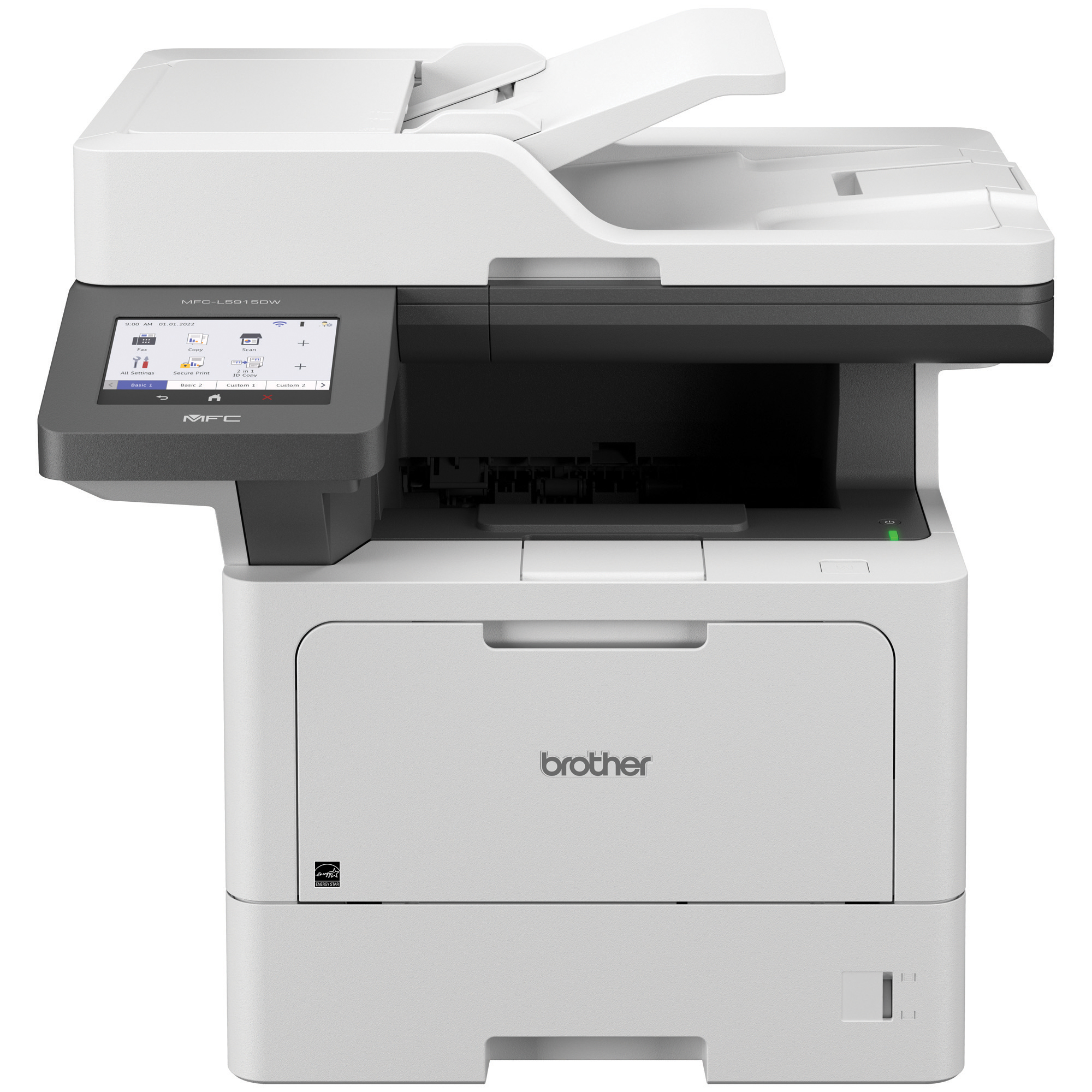 Multifuncional Brother Mfcl5915dw, Blanco Y Negro, Laser, Print/scan/copia/fax, Cama Plana Oficio, Adf Hasta 70 Hojas