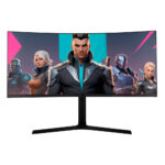 Monitor Game Factor Mg802 34 Pulgadas Uwqhd - Curvo 1500R, 180Hz, 3440X1440, 1 Ms, 2Xdp, 2Xhdmi