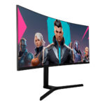 Monitor Game Factor Mg802 34 Pulgadas Uwqhd - Curvo 1500R, 180Hz, 3440X1440, 1 Ms, 2Xdp, 2Xhdmi