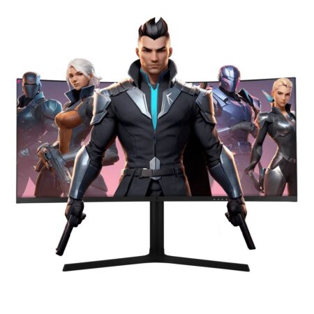Monitor Game Factor Mg802 34 Pulgadas Uwqhd – Curvo 1500R, 180Hz, 3440X1440, 1 Ms, 2Xdp, 2Xhdmi
