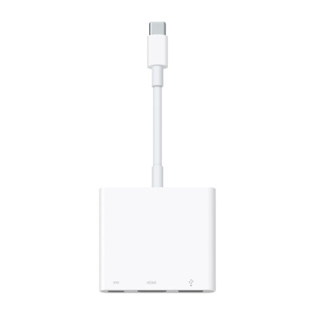 Adaptador USB-C Apple Mj1K2Am/A – Color Blanco, Apple, Adaptadores