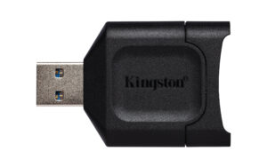 LECTOR DE MEMORIA SD KINGSTON MLP USB 3.2, NEGRO