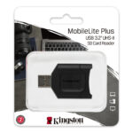 Lector De Memoria SD Kingston Mlp USB 3.2, Negro
